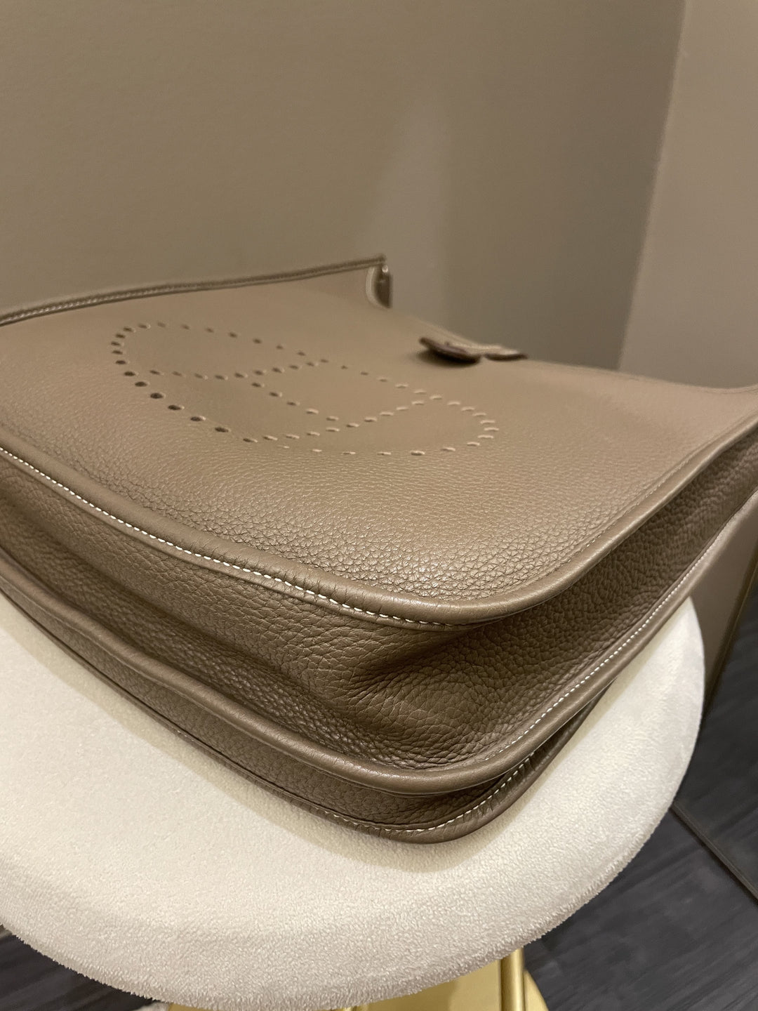Top quality Hermes Evelyne 29 PM Etoupe Clemence