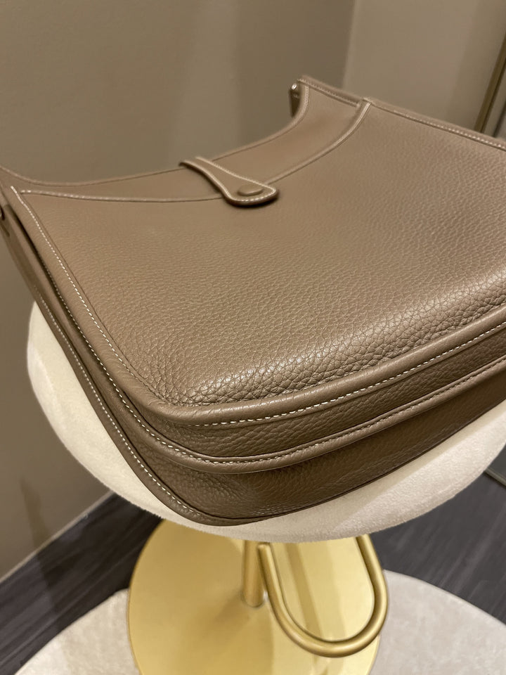 Top quality Hermes Evelyne 29 PM Etoupe Clemence