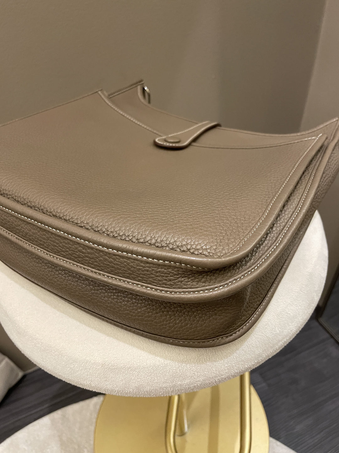 Top quality Hermes Evelyne 29 PM Etoupe Clemence
