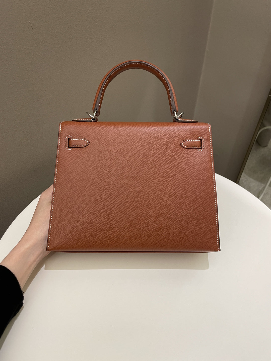 Hermes Kelly Sellier 25 Sienne Epsom