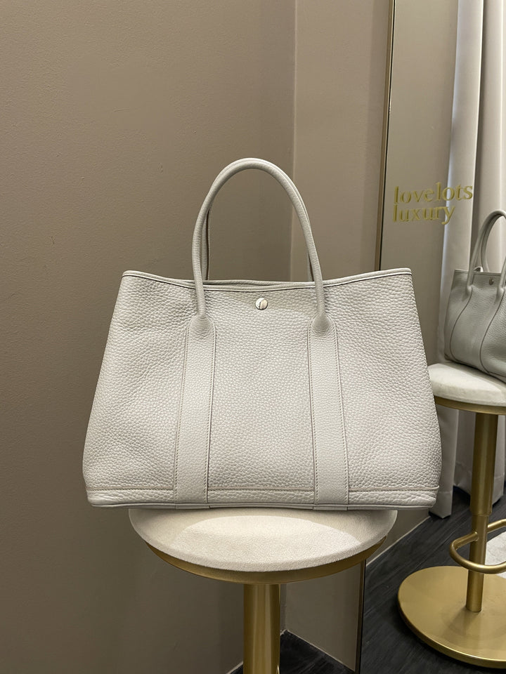 Top quality Hermes Garden Party 36 Gris Pearle Fjord