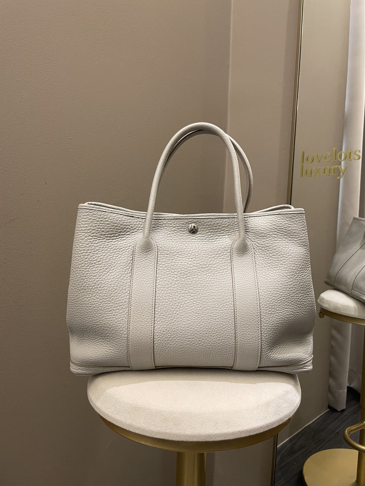 Top quality Hermes Garden Party 36 Gris Pearle Fjord