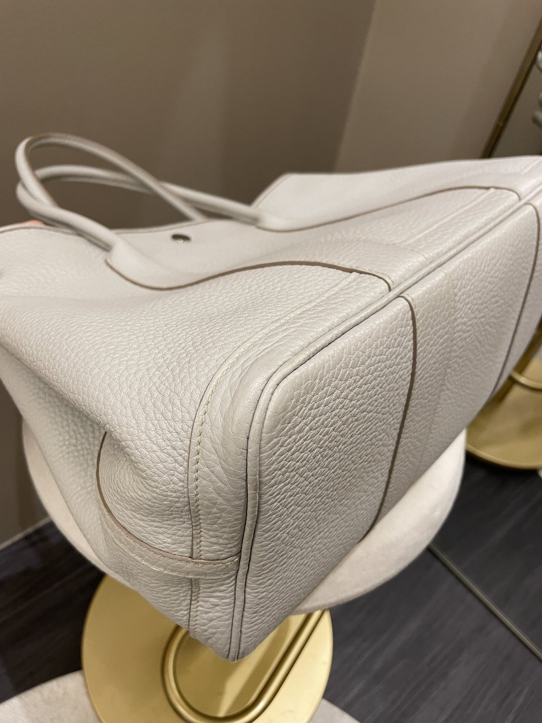 Top quality Hermes Garden Party 36 Gris Pearle Fjord