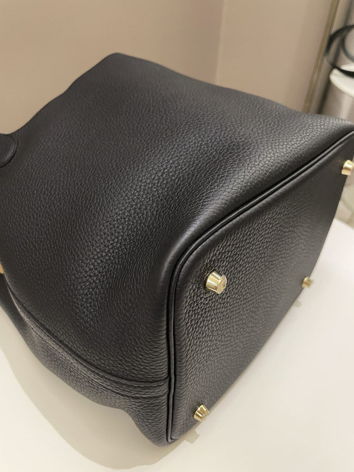 Top quality Hermes Picotin Lock 22 Black Clemence