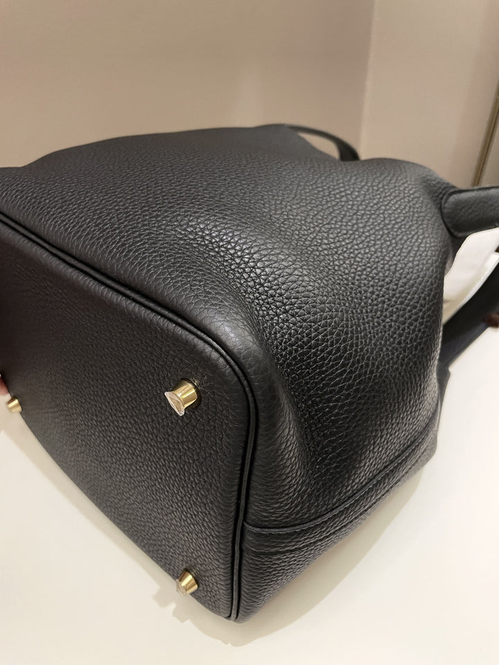 Top quality Hermes Picotin Lock 22 Black Clemence