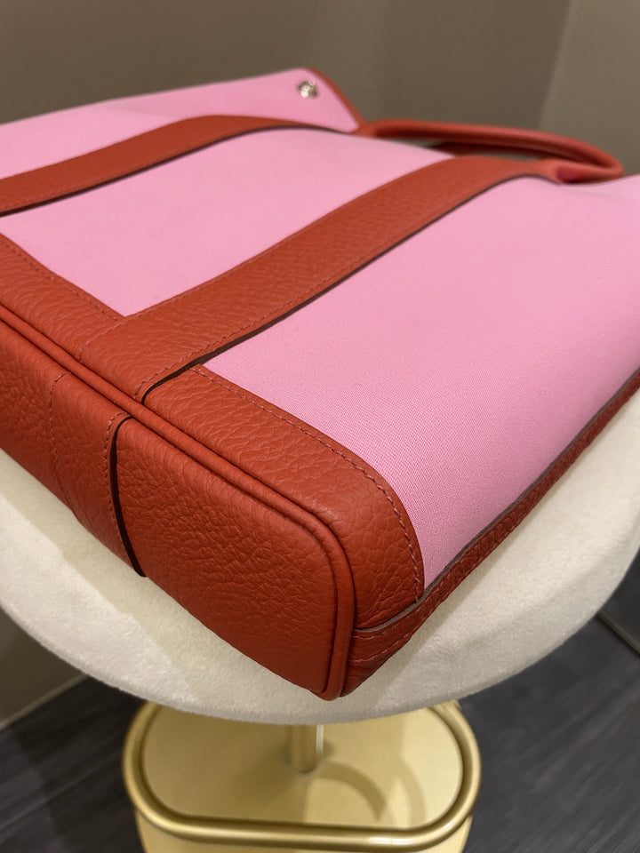 Top quality Hermes Garden File 28 Pink / Rouge Vache Country