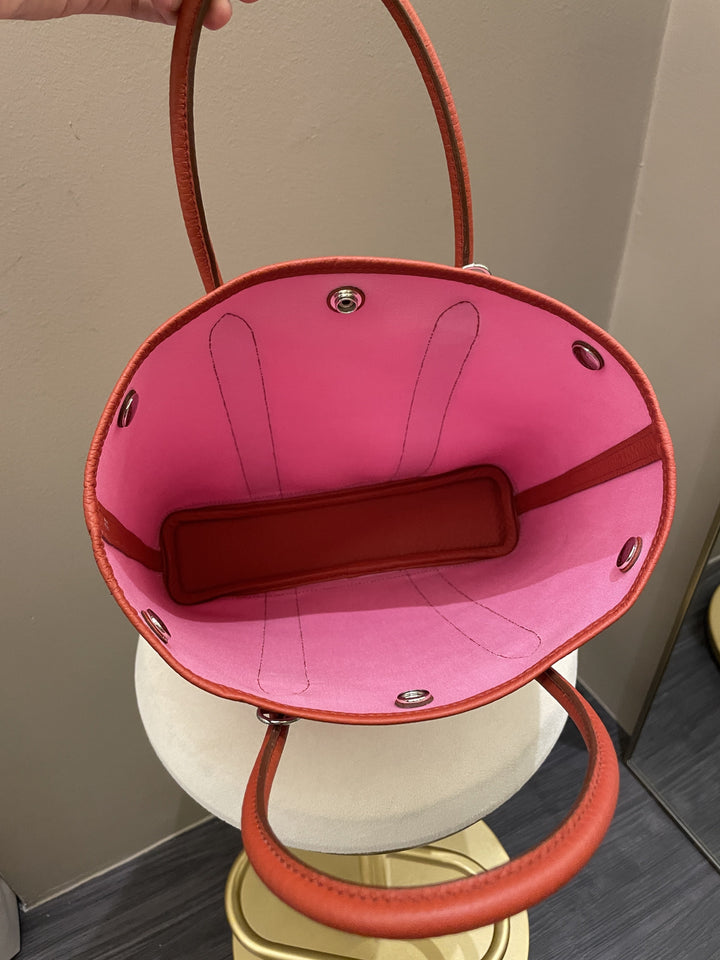 Top quality Hermes Garden File 28 Pink / Rouge Vache Country