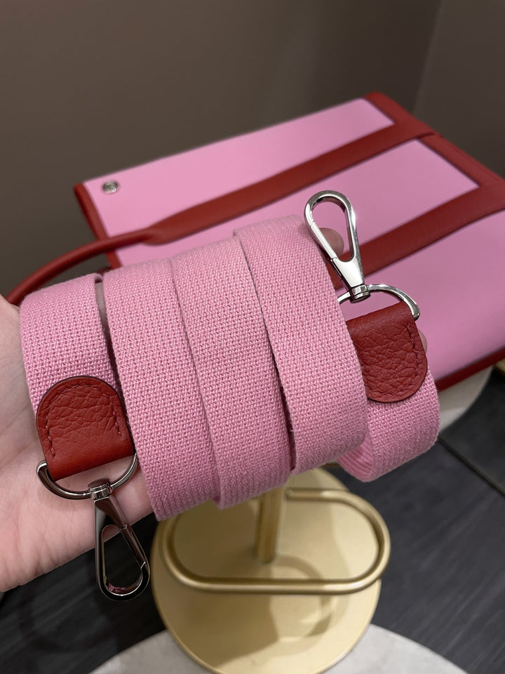 Top quality Hermes Garden File 28 Pink / Rouge Vache Country