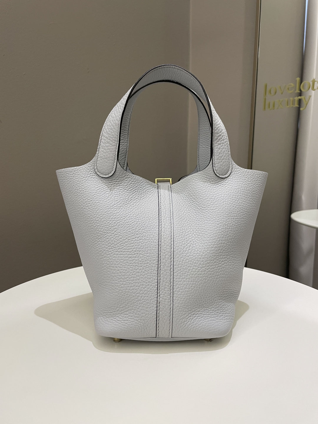 Hermes Picotin Lock 18 Bleu Pale Clemence