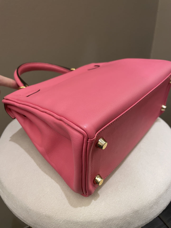 Top quality Hermes Kelly 25 Rose Azalea Swift