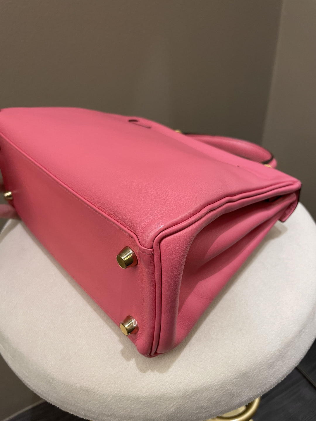 Top quality Hermes Kelly 25 Rose Azalea Swift