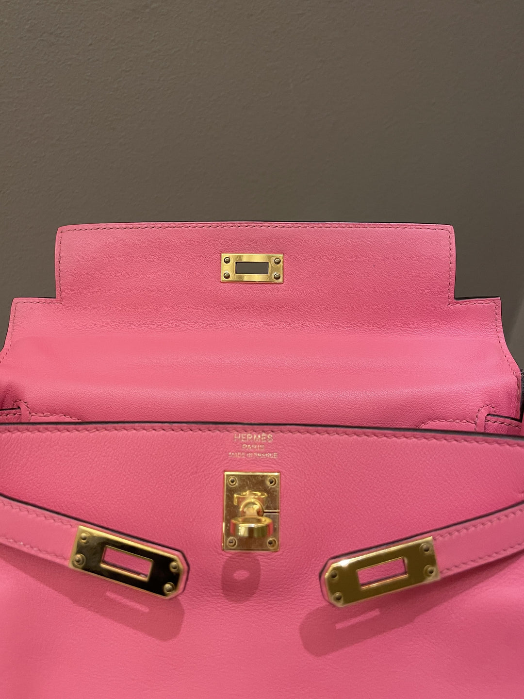 Top quality Hermes Kelly 25 Rose Azalea Swift