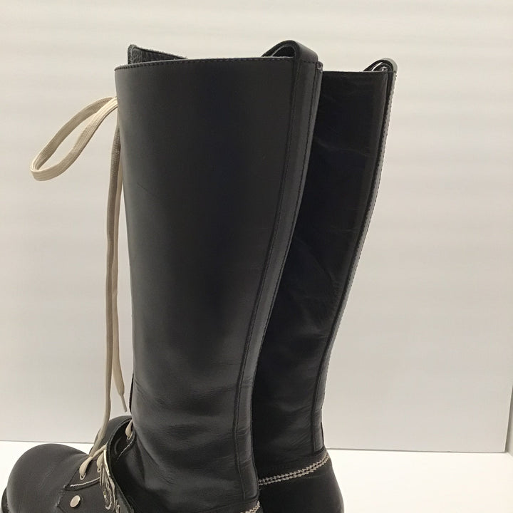 Christian Dior Black Combat Boots Sz 38.5 (8.5)