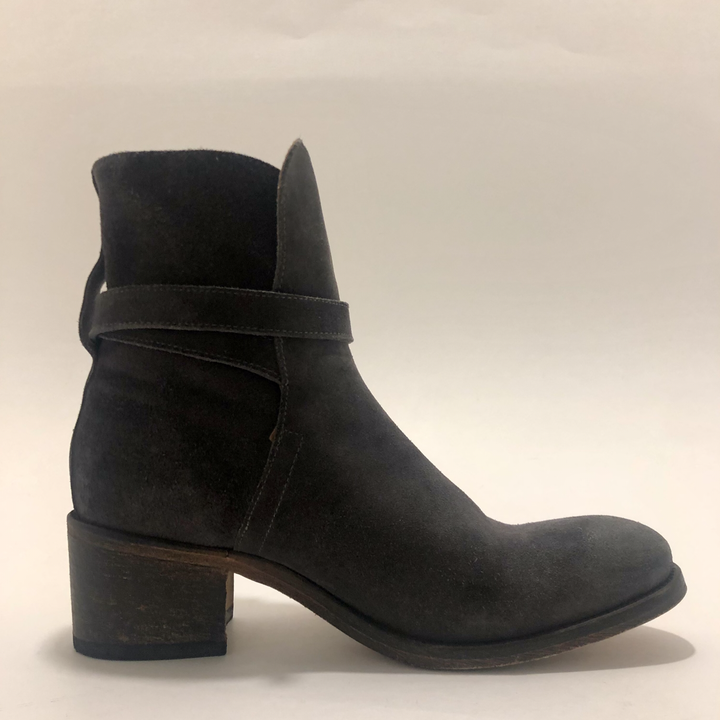 Atelier Voisin Grey Suede Booties, Sz 38 (8)