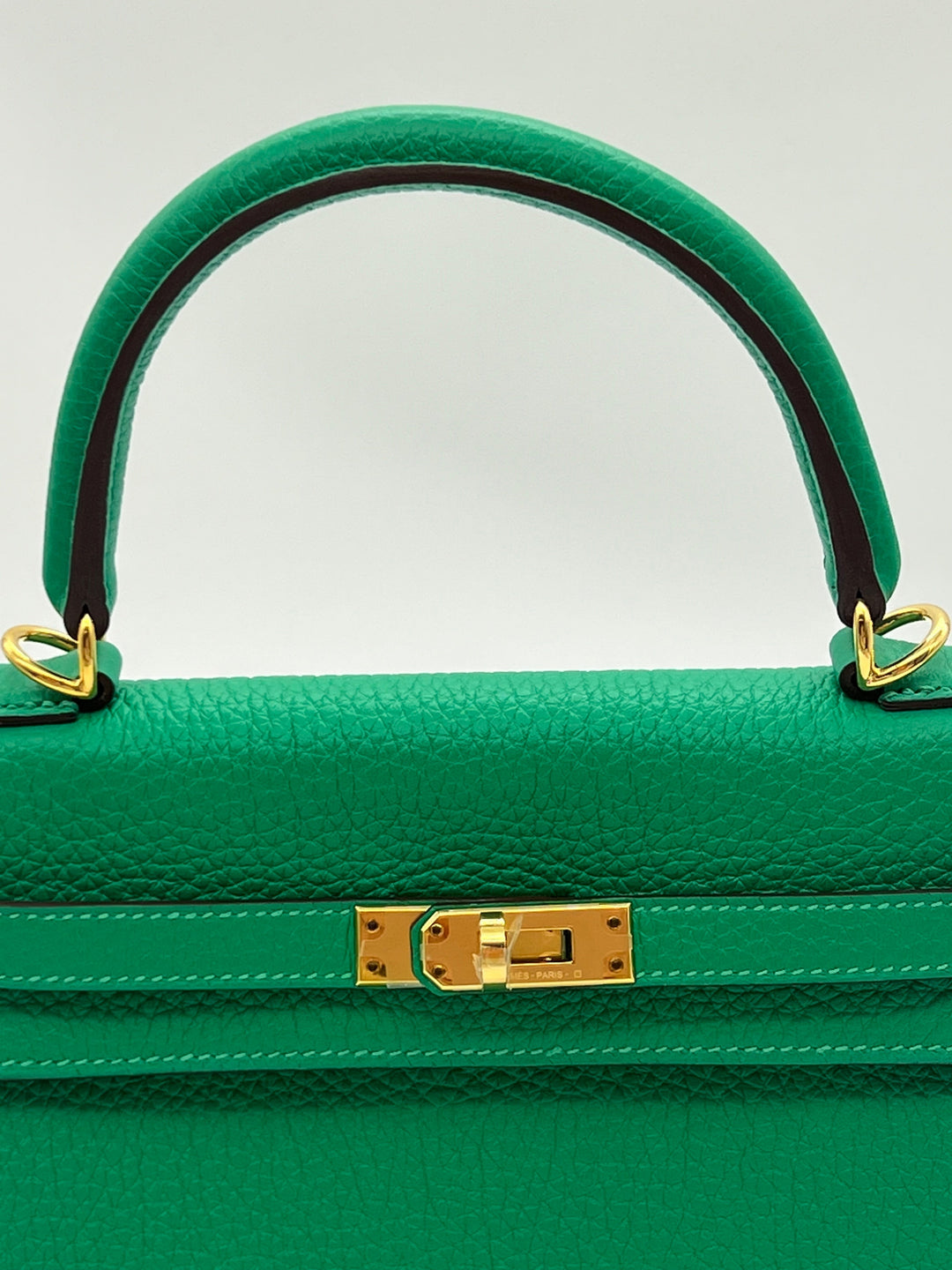 Top quality Hermes Kelly II 25 Retourne Veau Togo Perso Menthe