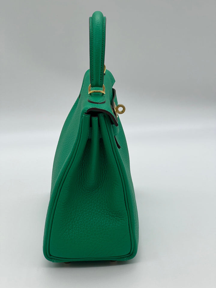 Top quality Hermes Kelly II 25 Retourne Veau Togo Perso Menthe