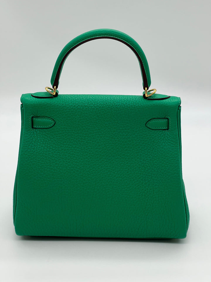 Top quality Hermes Kelly II 25 Retourne Veau Togo Perso Menthe