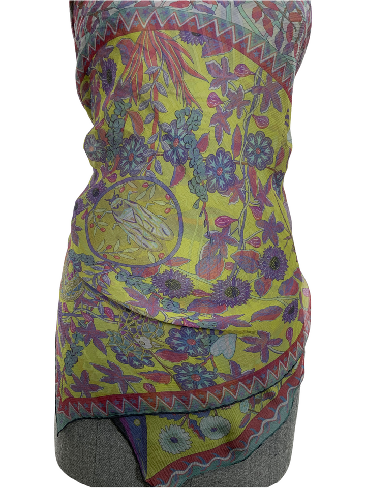 Top quality Hermes Axis Mundi Silk Scarf 140