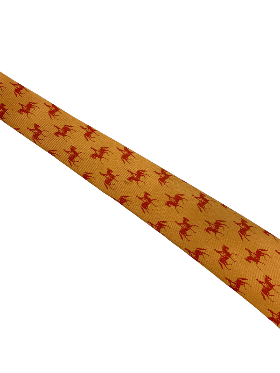 Top quality Hermes Equestrian Horse and Carriage Printed Silk Classic Men's Neck Tie