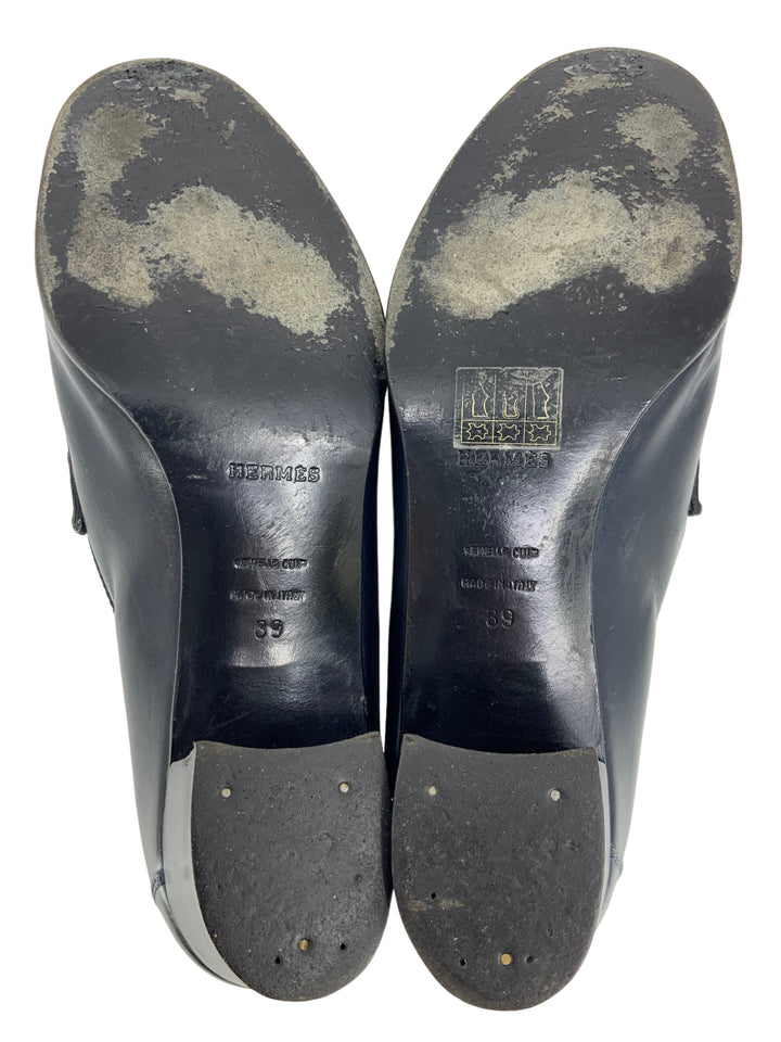 Top quality Hermes Dauphine Loafer Pumps Size 9