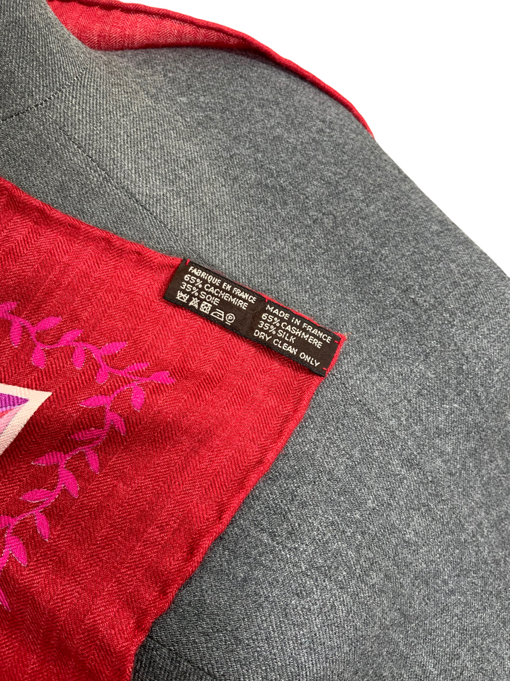 Top quality Hermes Aux Portes du Palais Cashmere Shawl Scarf 140
