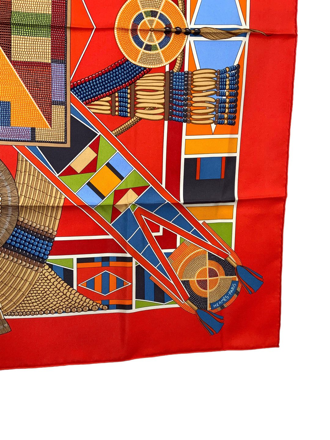 Top quality Hermes L'Art Indien des Plaines Silk Scarf 90