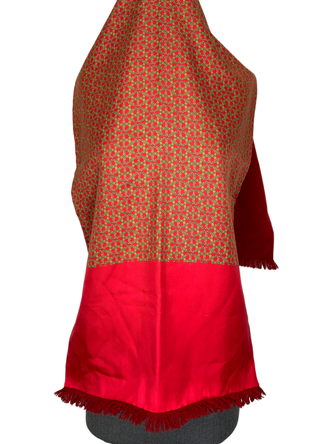 Top quality Hermes Silk and Angora Horseshoe Printed Scarf