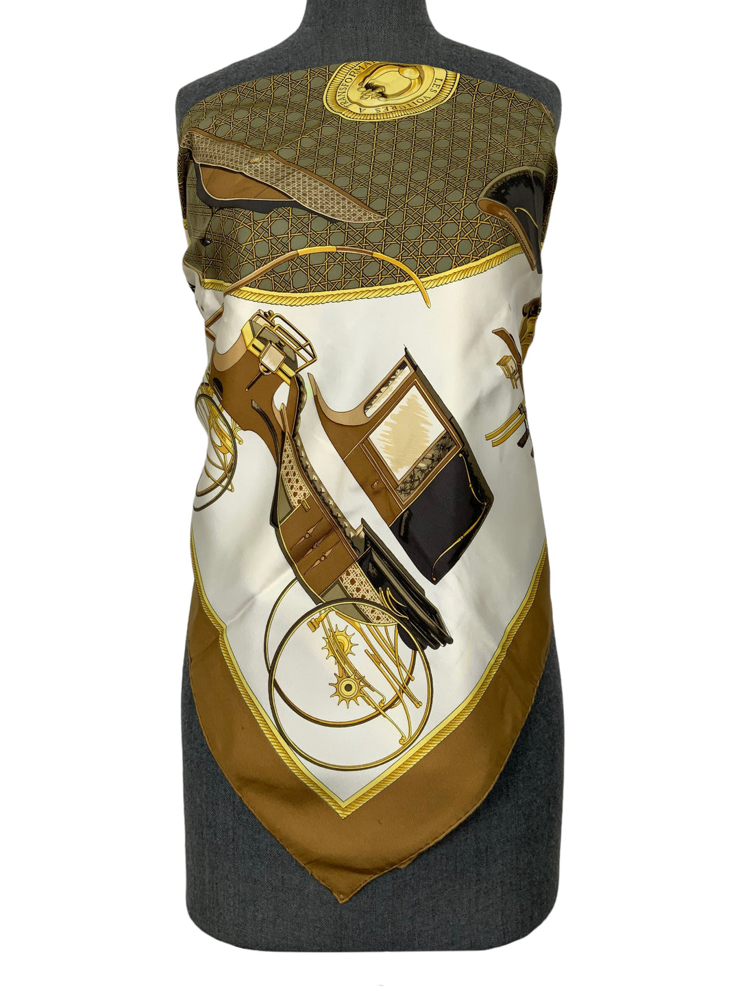 Top quality Hermes Les Voitures a Transformation Silk Scarf 90