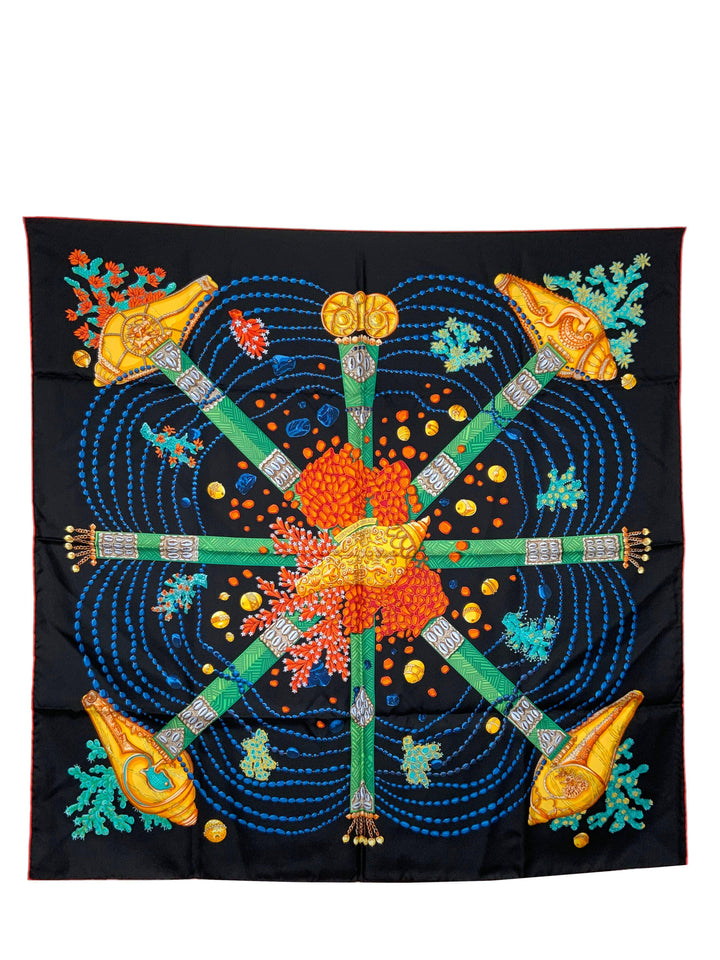 Top quality Hermes Chemins de Corail Silk Scarf 90