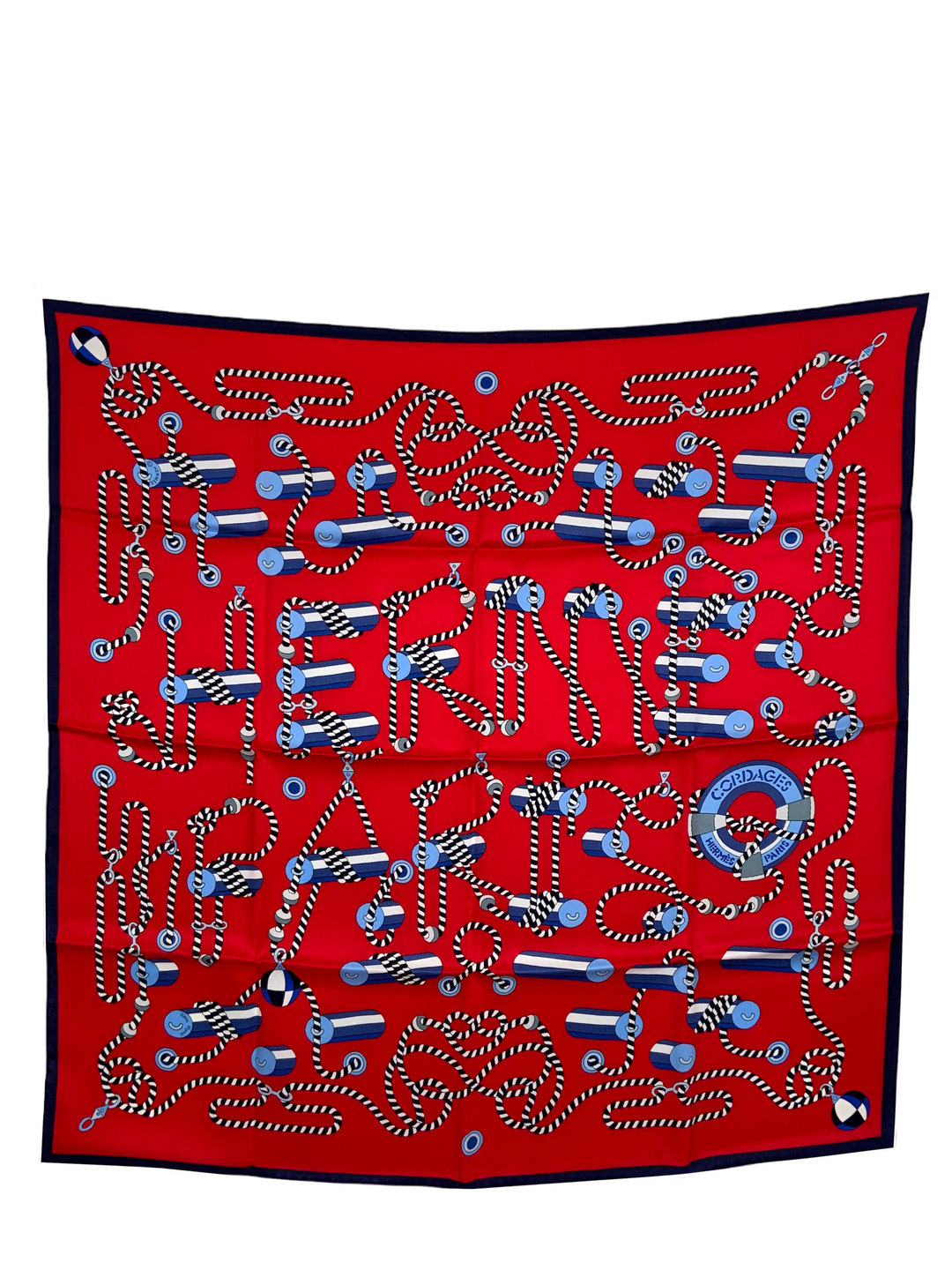 Top quality Hermes Silk Cordages Scarf 70