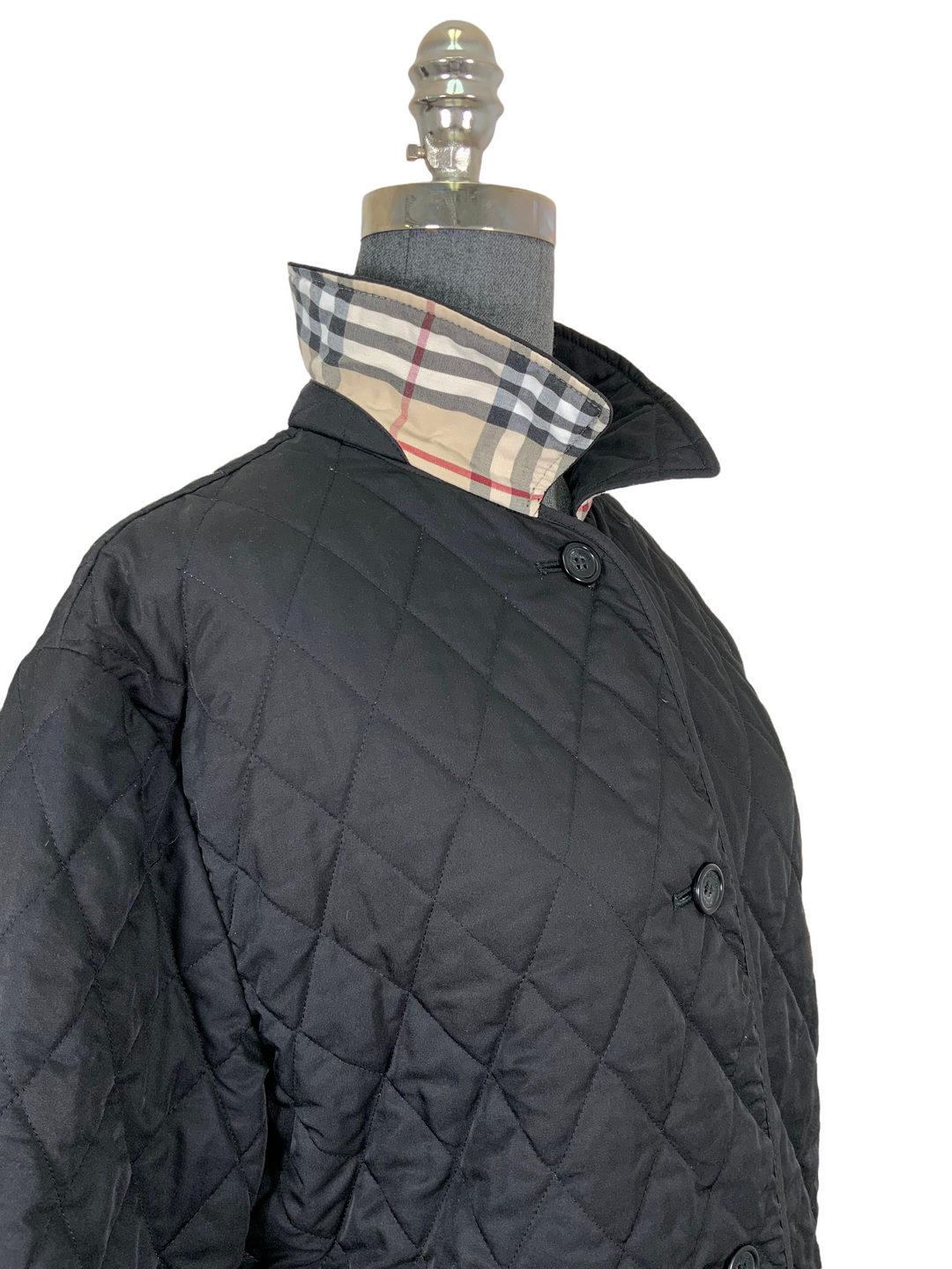 Burberry London Diamond Quilted Jacket Size M