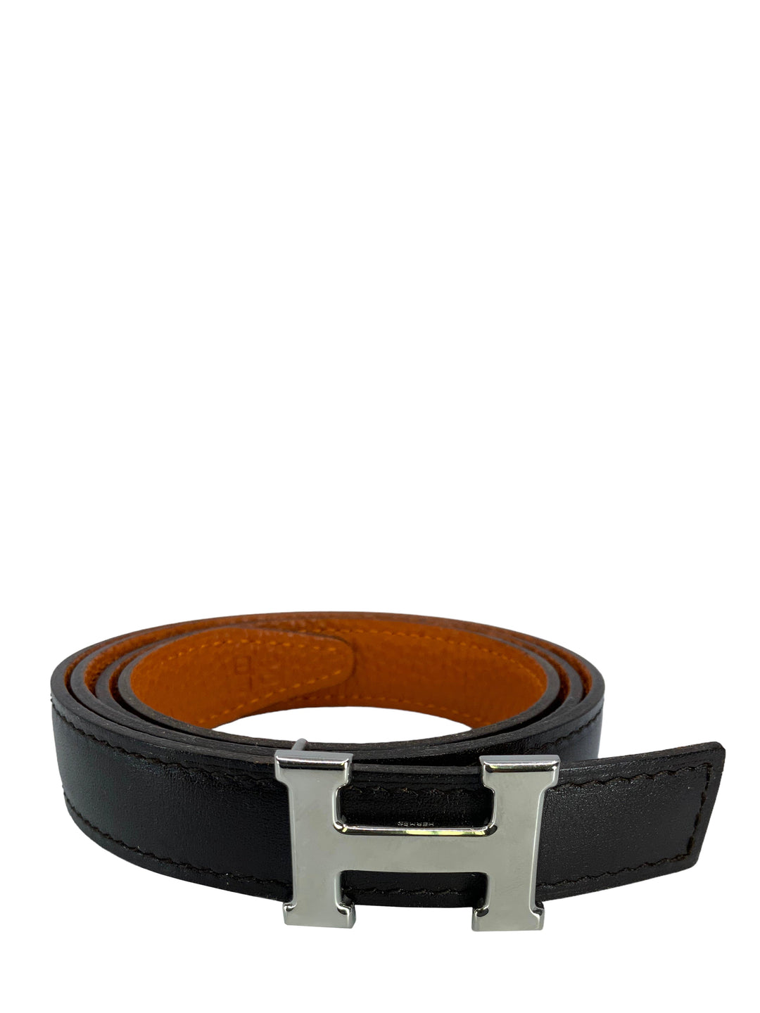 Top quality Hermes Thin Leather Reversible H Belt Size 80