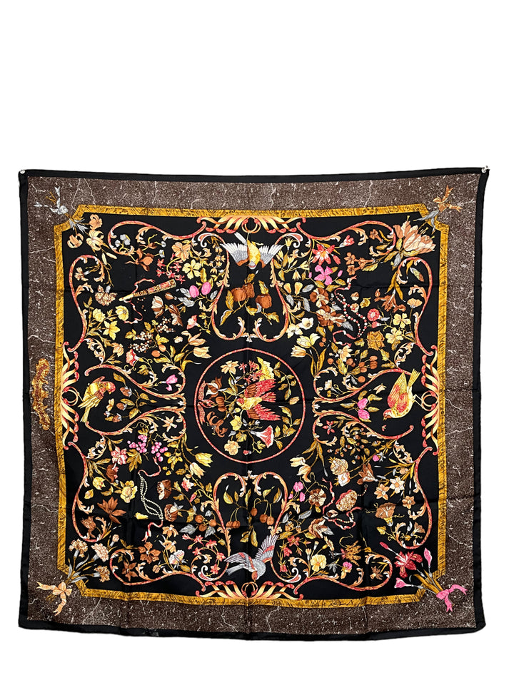 Hermes Pierres d'Orient et d'Occident Silk Scarf 90