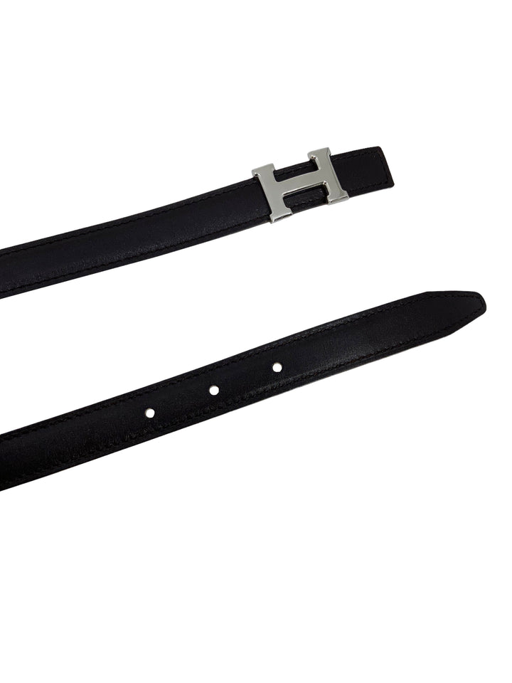 Top quality Hermes Thin Leather Reversible H Belt Size 80