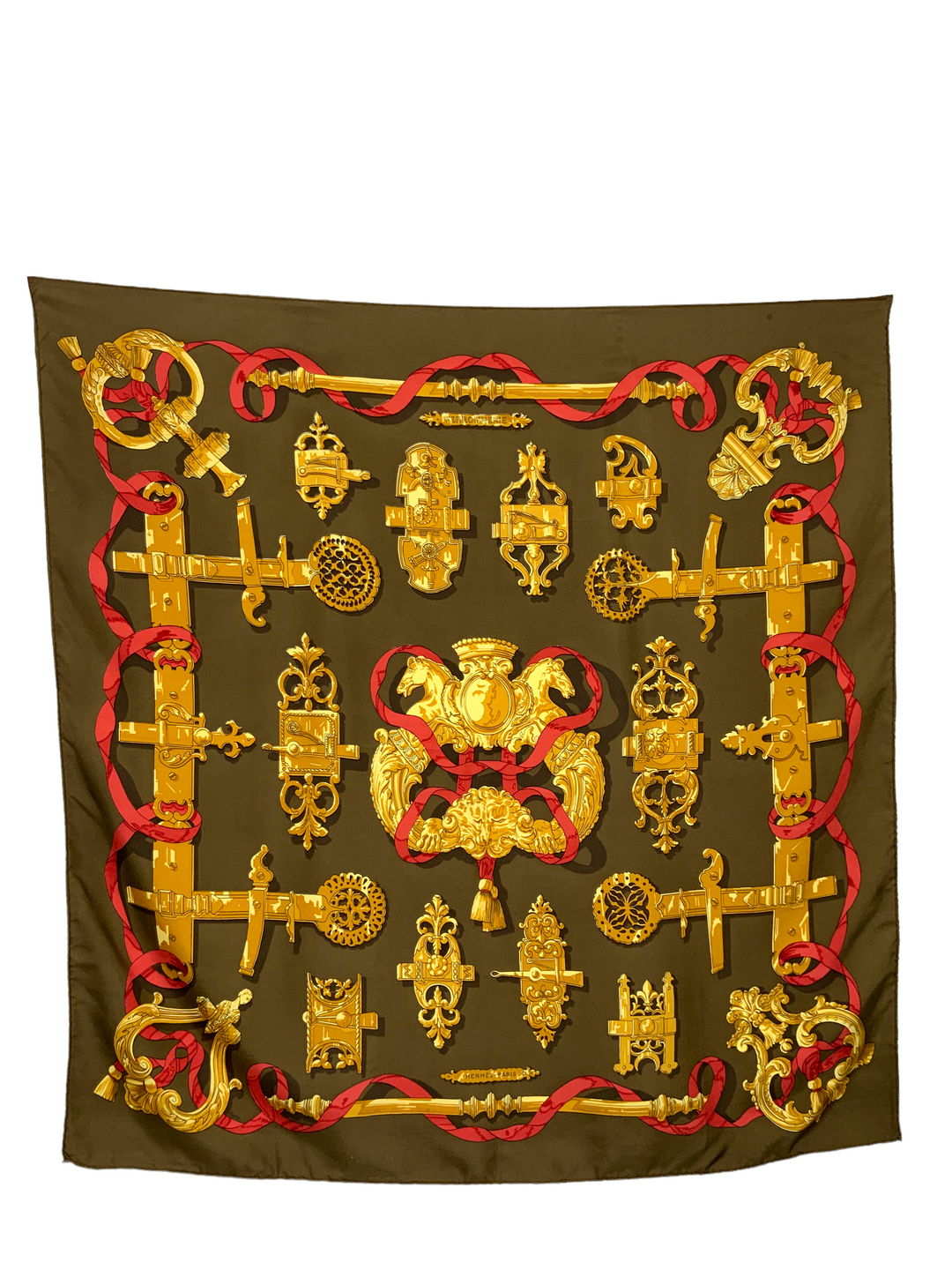 Top quality Hermes Ferronnerie Silk Scarf 90