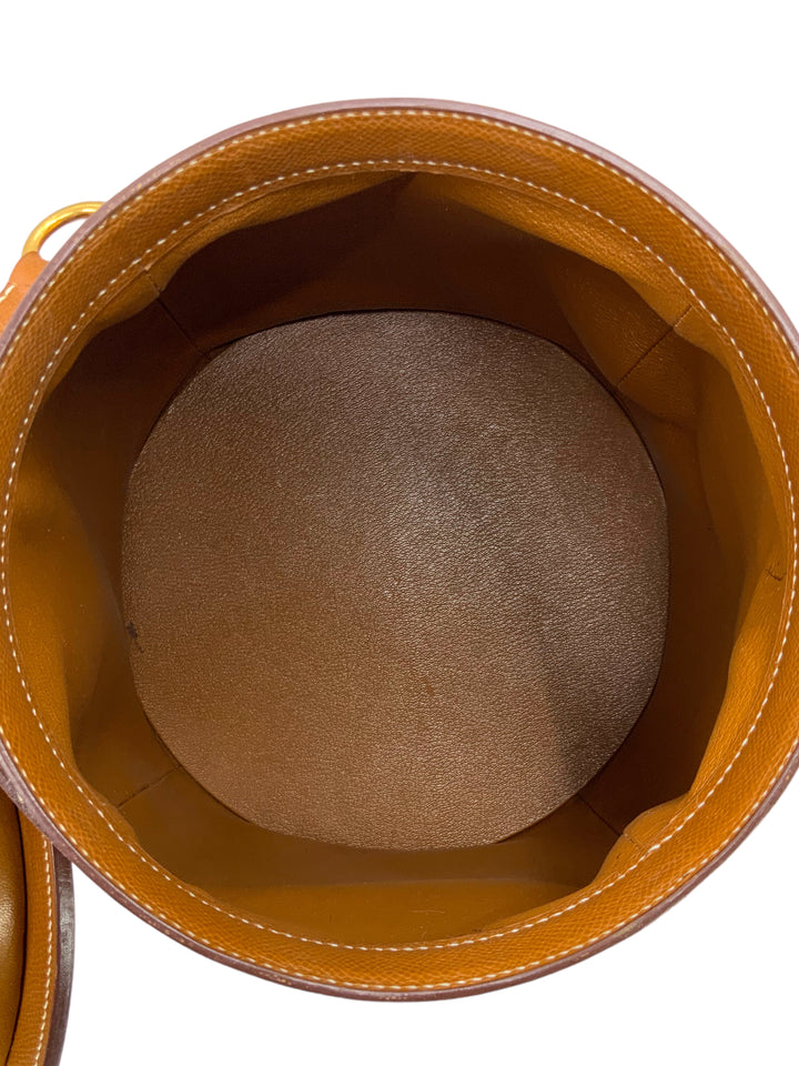 Top quality Hermes Epsom Leather Bucket Farming Bag