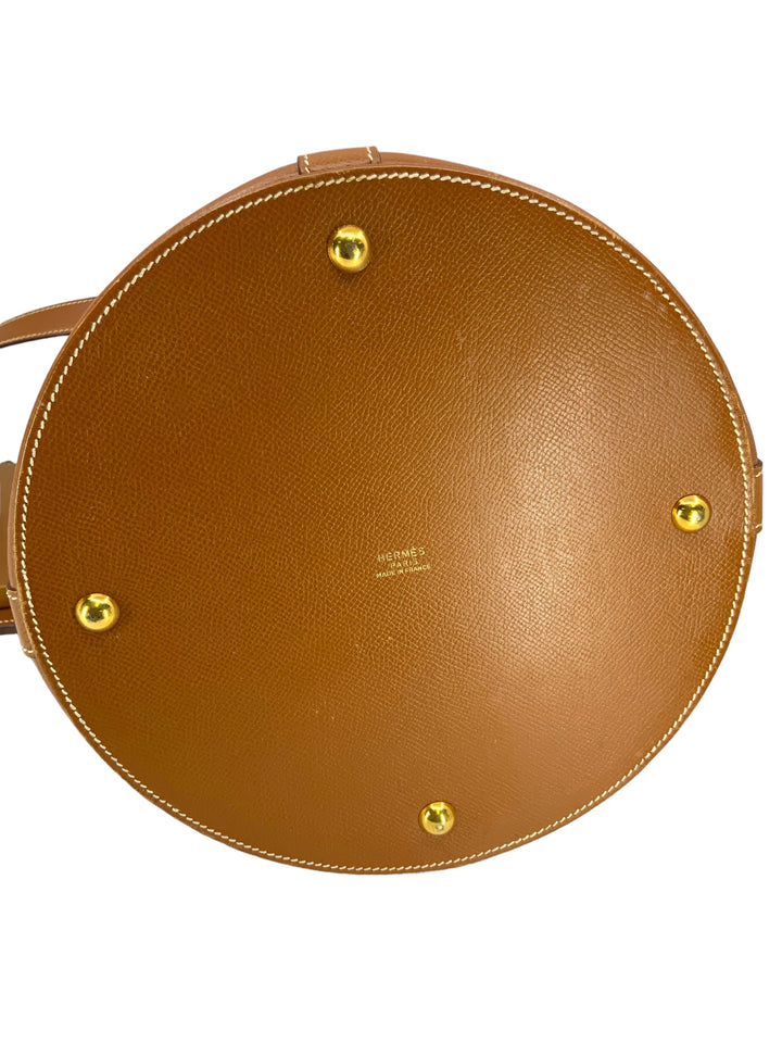 Top quality Hermes Epsom Leather Bucket Farming Bag