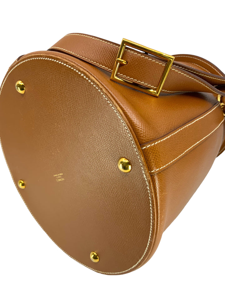 Top quality Hermes Epsom Leather Bucket Farming Bag