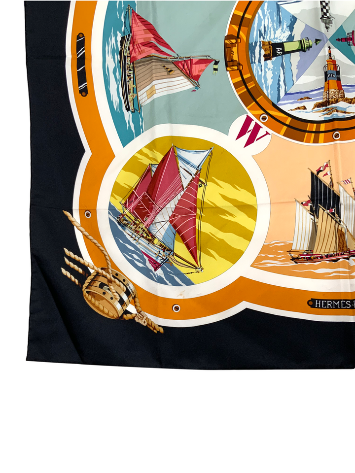 Top quality Hermes Belles Amures Silk Scarf 90