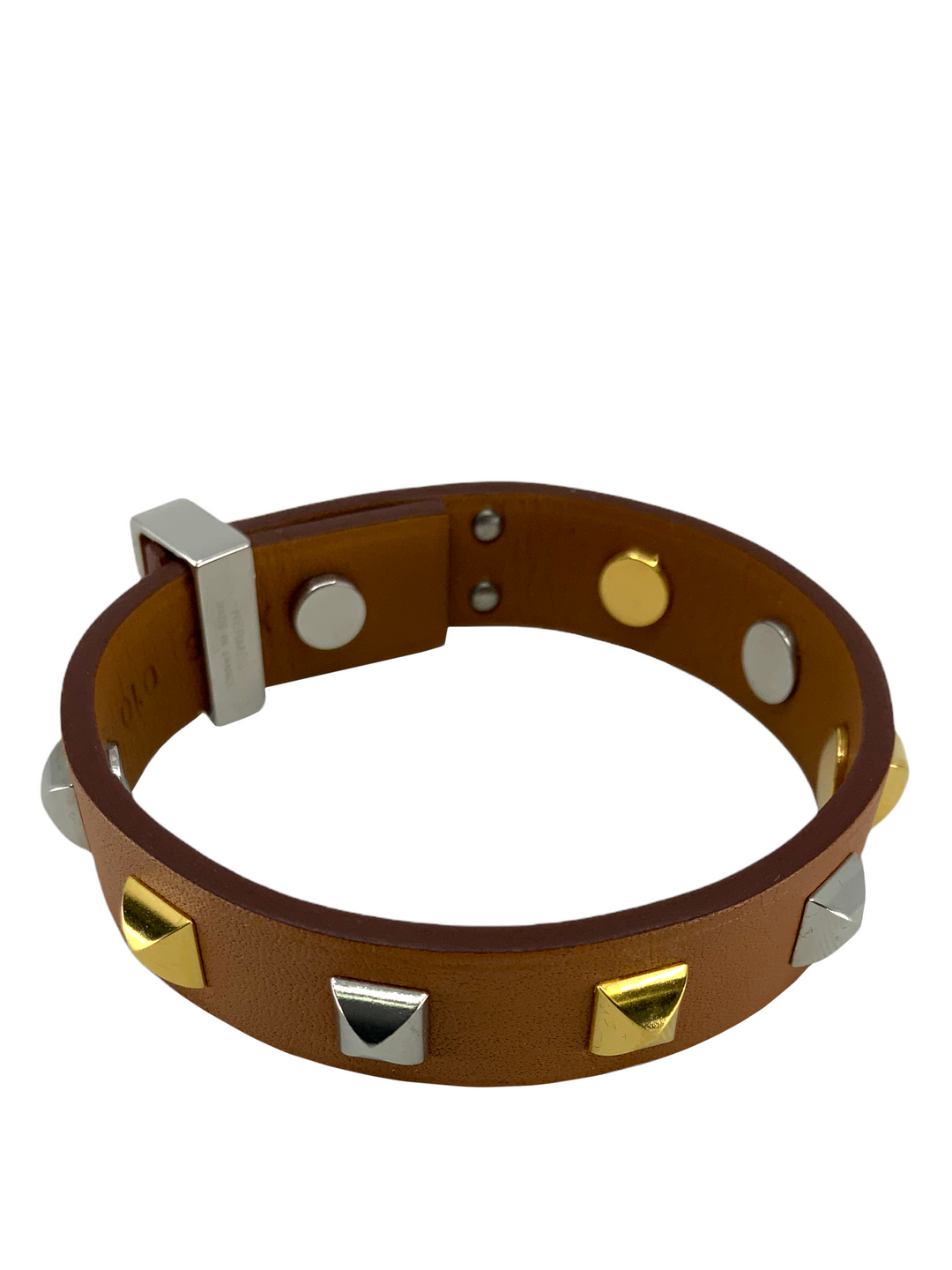 Top quality Hermes Swift Mini Dog Clous Carres Studded Bracelet T1