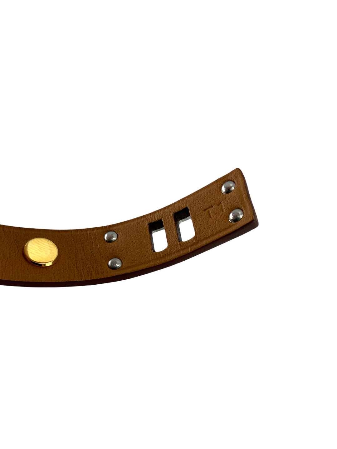 Top quality Hermes Swift Mini Dog Clous Carres Studded Bracelet T1