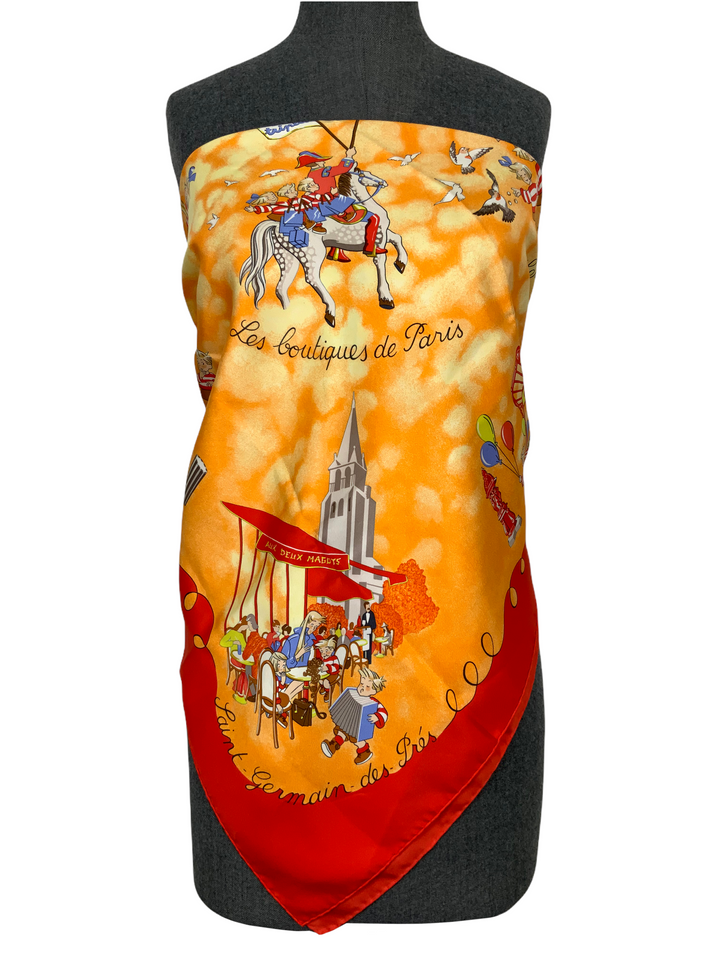 Top quality Hermes Les Triples Silk Scarf 90