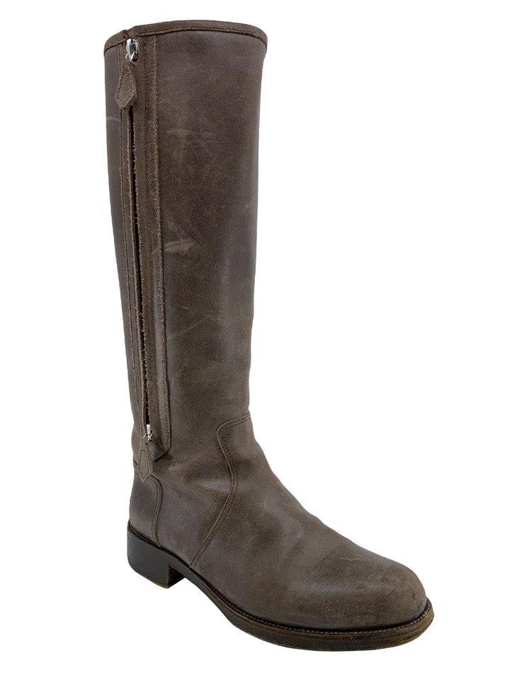 Top quality Hermes Land Lady Leather Riding Boots Size 9