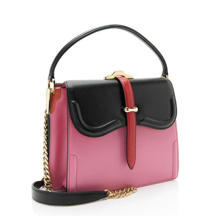 Prada Calfskin City Belle Top Handle (SHF-cC659V)
