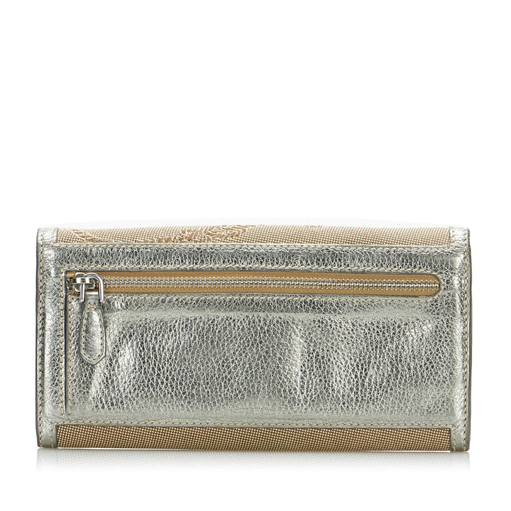 Prada Canapa Logo Bifold Long Wallet (SHG-XhEnCv)