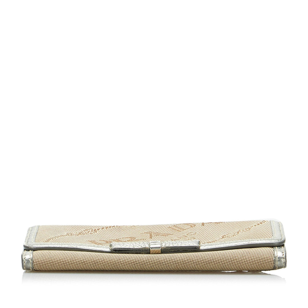 Prada Canapa Logo Bifold Long Wallet (SHG-XhEnCv)