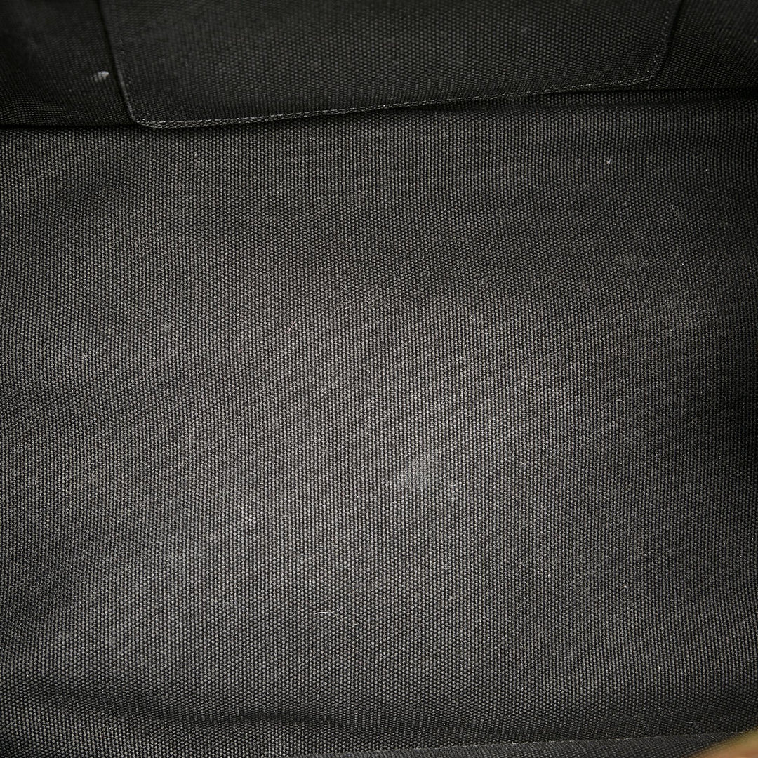 Prada Canapa Logo Camouflage Canvas Satchel (SHG-24696)
