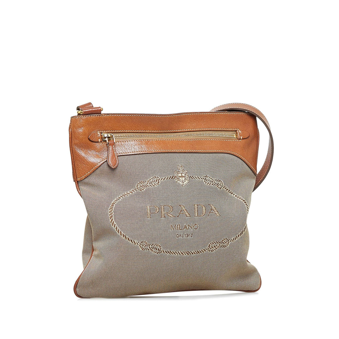 Prada Canapa Logo Crossbody Bag (SHG-vnSBEh)