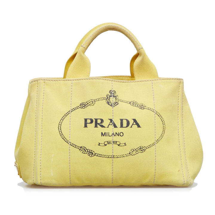 Prada Canapa Logo Satchel (SHG-ZlfQF3)