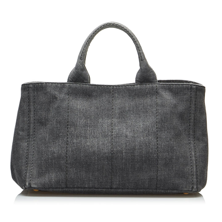 Prada Canapa Logo Satchel (SHG-qzvLy3)
